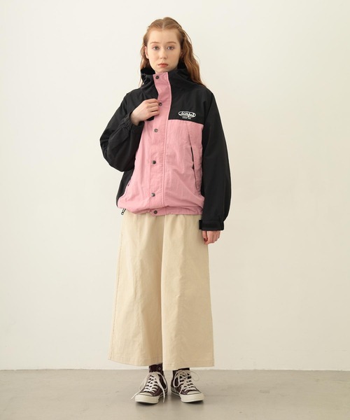 MILKFED.（ミルクフェド）の「MILKFED. MOUNTAIN JACKET（マウンテンパーカー・レディース・ブラック/ベージュ/ライトピンク・S/M）」の7枚目の写真