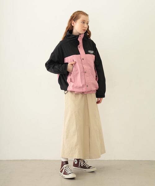 MILKFED.（ミルクフェド）の「MILKFED. MOUNTAIN JACKET（マウンテンパーカー・レディース・ブラック/ベージュ/ライトピンク・S/M）」の8枚目の写真