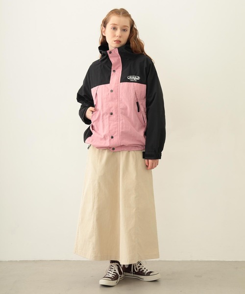 MILKFED.（ミルクフェド）の「MILKFED. MOUNTAIN JACKET（マウンテンパーカー・レディース・ブラック/ベージュ/ライトピンク・S/M）」の9枚目の写真