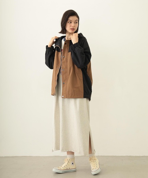 MILKFED.（ミルクフェド）の「MILKFED. MOUNTAIN JACKET（マウンテンパーカー・レディース・ブラック/ベージュ/ライトピンク・S/M）」の17枚目の写真