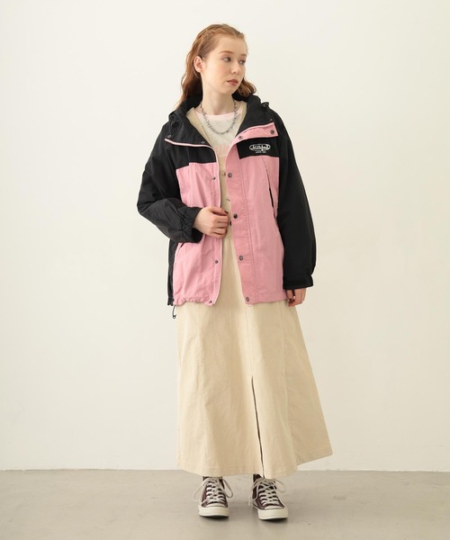 MILKFED.（ミルクフェド）の「MILKFED. MOUNTAIN JACKET（マウンテンパーカー・レディース・ブラック/ベージュ/ライトピンク・S/M）」の10枚目の写真