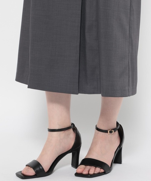 Andemiu（アンデミュウ）の「トレンチ風ノースリーブワンピース494085（ワンピース・レディース・チャコールグレー/ライトベージュ/グリーン/モカ・FREE）」の14枚目の写真