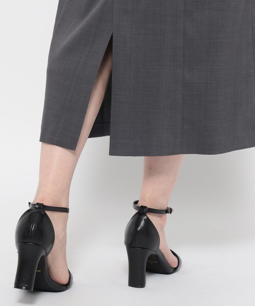 Andemiu（アンデミュウ）の「トレンチ風ノースリーブワンピース494085（ワンピース・レディース・チャコールグレー/ライトベージュ/グリーン/モカ・FREE）」の12枚目の写真