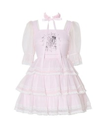 AVENCHUMU リボンワンピース ピンク AVENCHUMU リボンワンピース ピンク - メルカリ