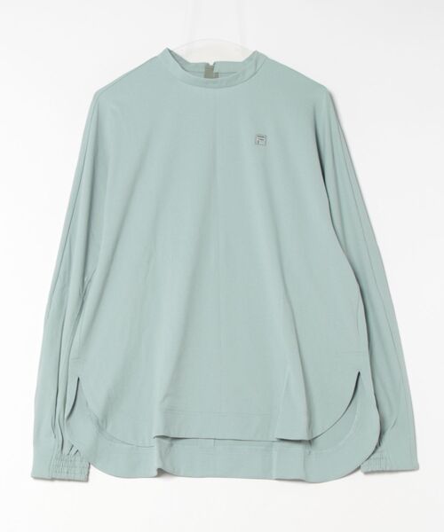 FILA GOLF(フィラゴルフ )の「【FILA GOLF/フィラゴルフ】レディース長袖Tシャツ ゴルフ(Tシャツ/カットソー・レディース・ネイビー/カーキ/サックスブルー・MEDIUM/LARGE/X-LARGE)」の2枚目の写真