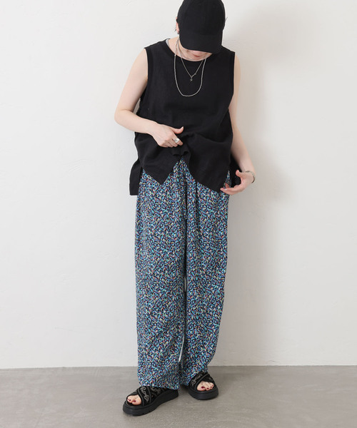 【21SS】ジャーナルスタンダードラックス　フラワーpt パンツ JOURNAL STANDARD LUXE（ジャーナルスタンダード ラックス）の