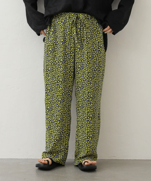 【21SS】ジャーナルスタンダードラックス　フラワーpt パンツ JOURNAL STANDARD LUXE（ジャーナルスタンダード ラックス）の