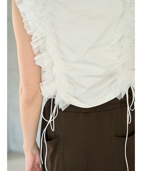 SNIDEL（スナイデル）の「Sustainableノースリカットソー（Tシャツ