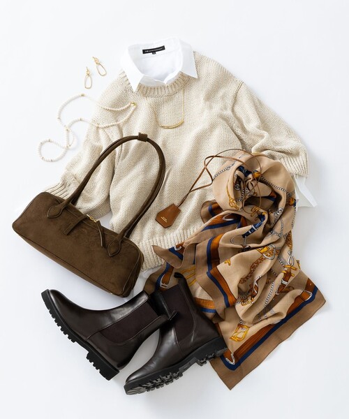 好評につき追加/Oggi・LEE掲載】ウール カシミヤ ストール（ストール