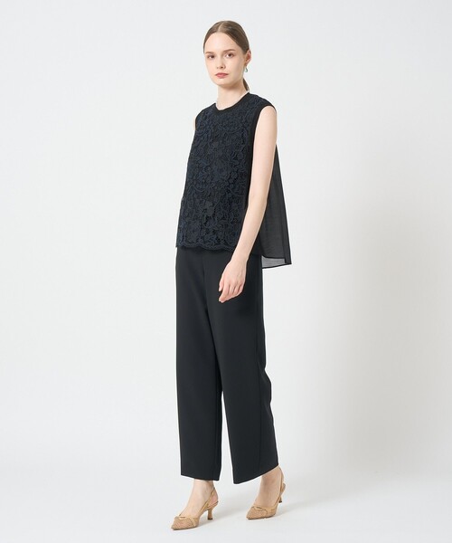 ANAYI(アナイ)の「ケミカルレースフレアブラウス〈セットアップ対応商品〉(シャツ/ブラウス・レディース・ホワイト/ブラック・38/36)」の10枚目の写真