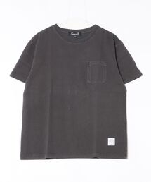 【Bd】ワンポイント刺繍 クルーネックTシャツ