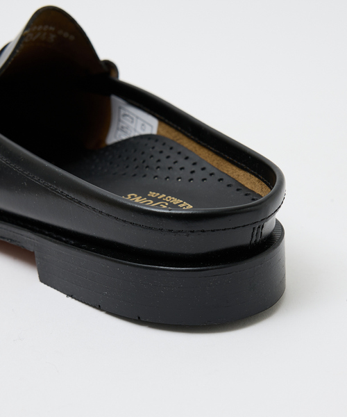 G.H.BASS（ジーエイチバス）の「【G.H.BASS】BA11000H LARSON SLIDE / ローファー / ミュール（スリッポン・メンズ・ブラック・8/9/10）」の6枚目の写真