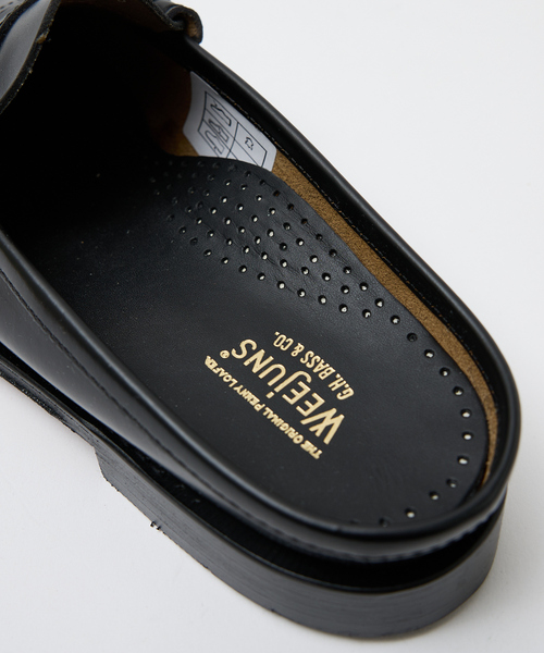 G.H.BASS（ジーエイチバス）の「【G.H.BASS】BA11000H LARSON SLIDE / ローファー / ミュール（スリッポン・メンズ・ブラック・8/9/10）」の11枚目の写真
