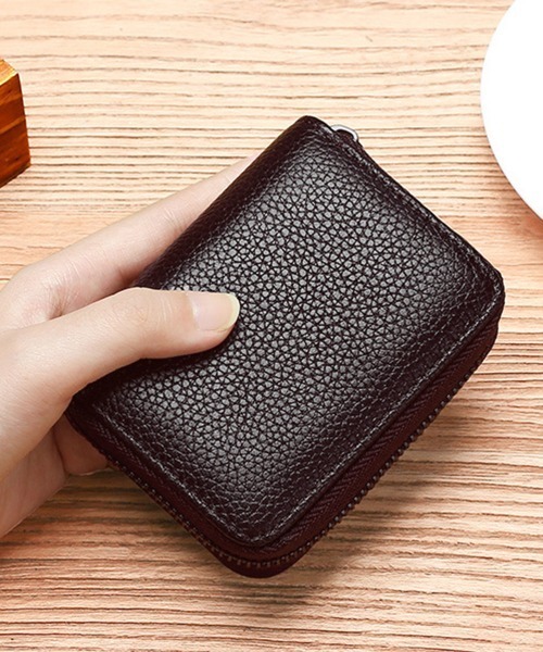 セール】ウォレット PUレザー 軽量カードケース（財布