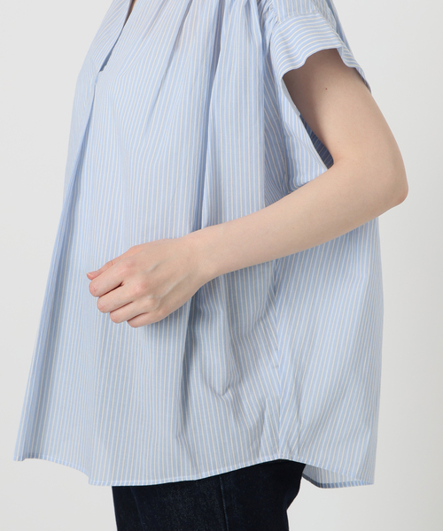 着用1度のみ 美品＊SLOBE IENA＊ボイルスキッパーワイドギャザーブラウス SLOBE IENA ブラウス シャツ ボイルスキッパーワイドギャザー