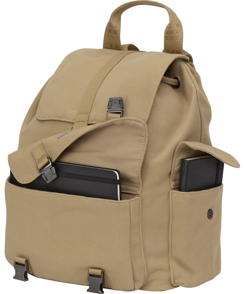 MOLESKINE（モレスキン）の「レジェンダリー トラベル バックパック ハバナブラウン ミディアム（バックパック/リュック・メンズ・ブラウン系その他2・ONE SIZE）」の10枚目の写真