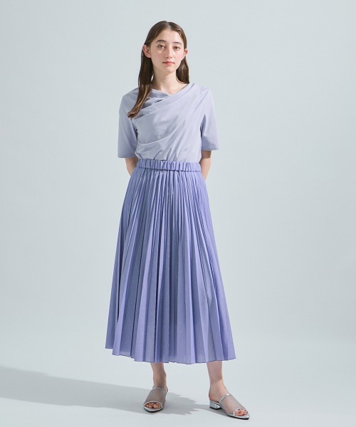 ketty（ケティ）の「キュプラプリーツスカート≪手洗い可能≫（スカート・レディース・ブルー系その他/グリーン系その他/アイボリー・M）」の20枚目の写真