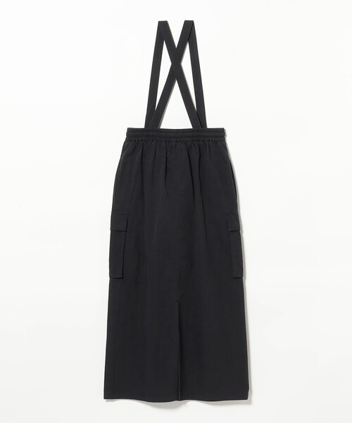 B:MING by BEAMS（ビーミングバイビームス）の「ミリタリー カーゴ ジャンパースカート（S～M）（スカート・レディース・ブラック系その他/カーキ・SMALL/MEDIUM）」の3枚目の写真