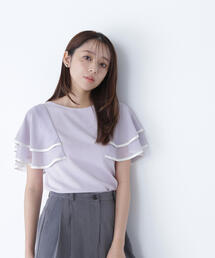クレージュ　ニット　紫　⭐︎35 楽天市場】【OUTLET SALE】ニット《ミックス編み3Dジャガード