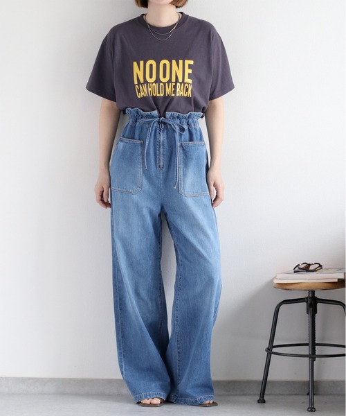 cepo(セポ)の「暑い夏を乗りきる、快適デニム〈接触冷感 / UVカット〉ICE リネンデニムイージーパンツ(デニムパンツ・レディース・ブルー系3/ブルー系2・S/M/L)」の22枚目の写真