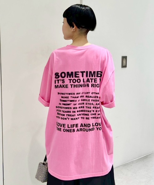 ロゴオーバーTシャツ/ヴィンテージ風《動画あり》 【公式通販】