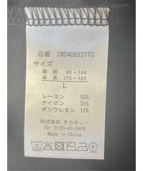 TAKA-Q(タカキュー)の「シャツ メンズ 半袖 ストレッチ 接触冷感 ボタンダウン (シャツ/ブラウス・メンズ・ベージュ/グレー/ブラック・MEDIUM/LARGE/X-LARGE)」の9枚目の写真