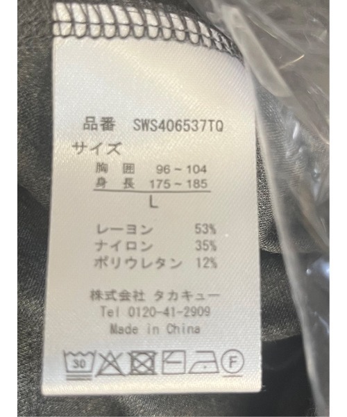 TAKA-Q(タカキュー)の「シャツ メンズ 半袖 ストレッチ 接触冷感 ボタンダウン (シャツ/ブラウス・メンズ・ベージュ/グレー/ブラック・MEDIUM/LARGE/X-LARGE)」の20枚目の写真