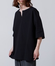 superNova.（スーパーノヴァ）の「superNova./スーパーノヴァTunic Shirts Powder Snow Oxford 半袖シャツ（Tシャツ/カットソー）」