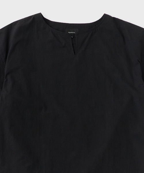 superNova.(スーパーノヴァ)の「superNova./スーパーノヴァTunic Shirts Powder Snow Oxford 半袖シャツ 夏服(Tシャツ/カットソー・メンズ・ブラック/ホワイト・M/S/XS)」の13枚目の写真