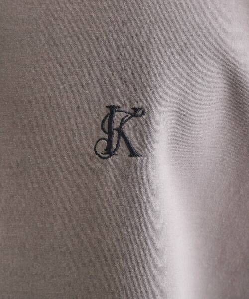 tk.TAKEO KIKUCHI(ティーケータケオキクチ)の「グラデーションダイ5分袖カットソー(Tシャツ/カットソー・メンズ・チャコールグレー/ライトグレー/ネイビー・02/03)」の12枚目の写真