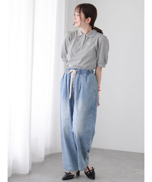 DT☆Intrend「1FINGERE」楽ちんな春夏デニム生地イージーパンツ Relaxed 2078 D-Ainty Joggjeans® | ミディアムブルー