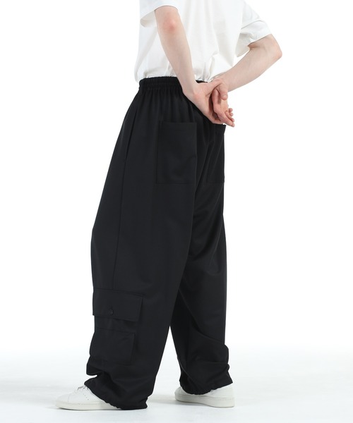 Y-3(ワイスリー)の「Y-3 REFINED WOOL CARGO PANTS(カーゴパンツ・メンズ・ブラック・SMALL/X-SMALL/MEDIUM/LARGE/X-LARGE)」の4枚目の写真