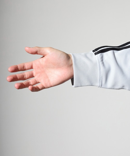 NERDY(ノルディ)の「NYメッシュウォームアップ(Tシャツ/カットソー・メンズ・グレー/ホワイト/ブラック・M/S/L)」の19枚目の写真