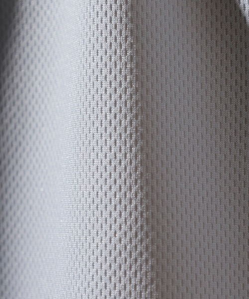 NERDY(ノルディ)の「NYメッシュウォームアップ(Tシャツ/カットソー・メンズ・グレー/ホワイト/ブラック・M/S/L)」の21枚目の写真