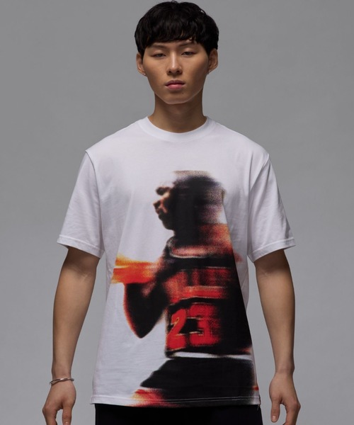 JORDAN BRAND(ジョーダンブランド)の「JORDAN BRAND M J DF SPRT GFX SS CREW / ジョーダン ブランド ジョーダン DF SPRT GFX S/S Tシャツ / NIKE【SP】(Tシャツ/カットソー・メンズ・ホワイト・XL/L/M/S/XXL)」の1枚目の写真