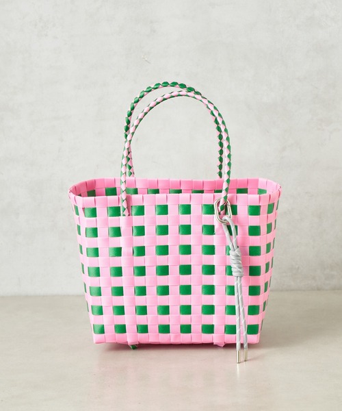 CIAOPANIC TYPY（チャオパニックティピー）の「【Aguni】チャーム付きメルカドBAG（トートバッグ・レディース・グレー/ピンク/ライトグリーン・ONE SIZE）」の11枚目の写真