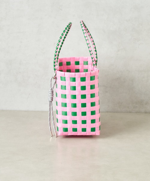 CIAOPANIC TYPY（チャオパニックティピー）の「【Aguni】チャーム付きメルカドBAG（トートバッグ・レディース・グレー/ピンク/ライトグリーン・ONE SIZE）」の12枚目の写真