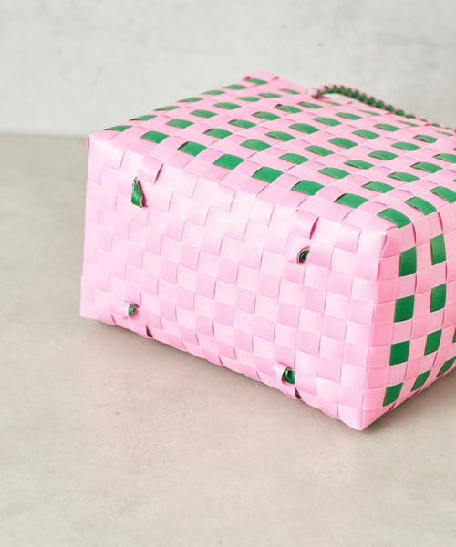 CIAOPANIC TYPY（チャオパニックティピー）の「【Aguni】チャーム付きメルカドBAG（トートバッグ・レディース・グレー/ピンク/ライトグリーン・ONE SIZE）」の14枚目の写真