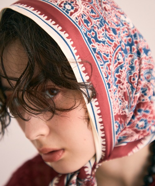 セール】柄アソート バンダナ柄ペイズリー三角スカーフ（ストール