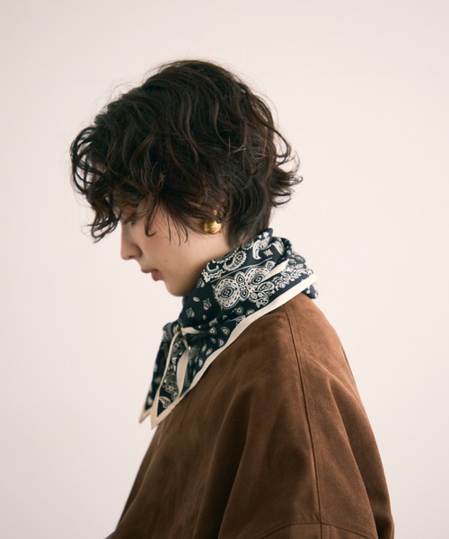 MAGIC STICK ペイズリー コージーニットバンダナストール ユニセックス MAGIC STICK ペイズリー コージーニットバンダナストール ユニ