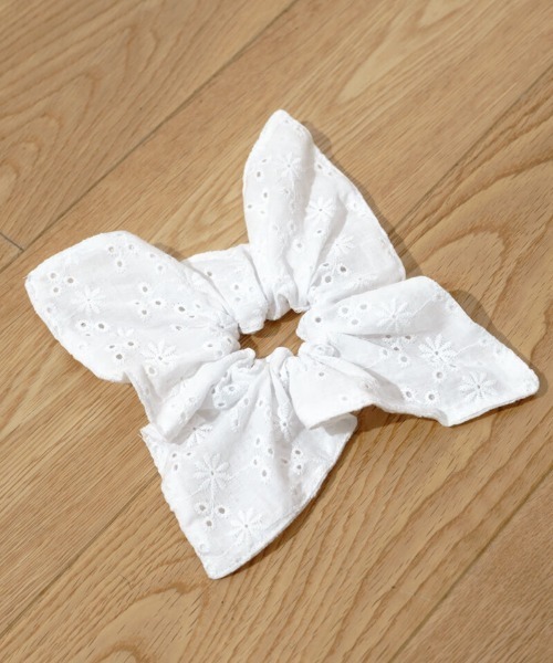 flower（フラワー）の「プレーンガレットシュシュ（シュシュ・レディース・ブラック/ホワイト・FREE）」の15枚目の写真