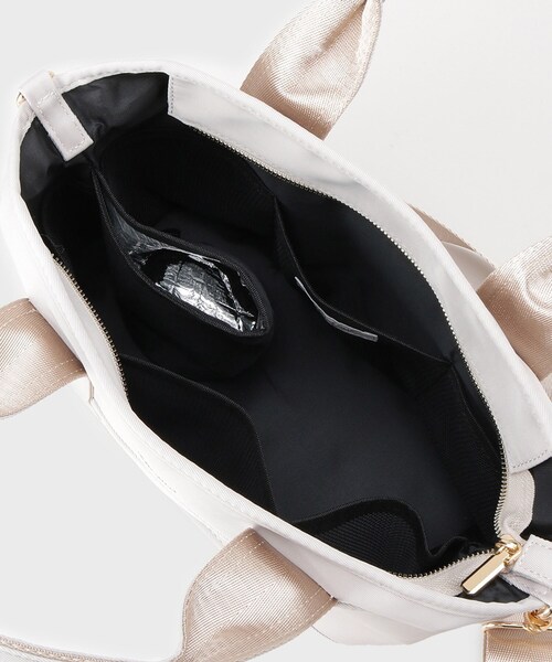 セール】【軽量/撥水加工/2WAY/多ポケット】ツイルミドルサイズトート