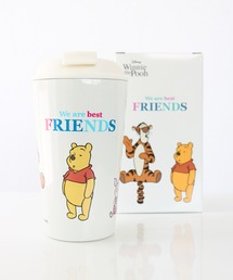 Disney（ディズニー）の「〈DISNEY/ディズニー〉くまのプーさん フタ付 STAINLESS TUMBLER/蓋付き ステンレスタンブラー POOH FUNNY FACES 2（グラス/マグカップ/タンブラー）」