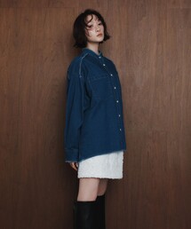 EMMEL REFINES | ＜EMMEL REFINES＞EM フリンジ デニム シャツ(シャツ/ブラウス)
