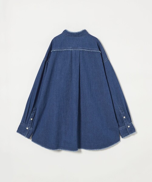 EMMEL REFINES（エメルリファインズ）の「＜EMMEL REFINES＞EM フリンジ デニム シャツ（シャツ/ブラウス・レディース・コバルトブルー・FREE）」の19枚目の写真