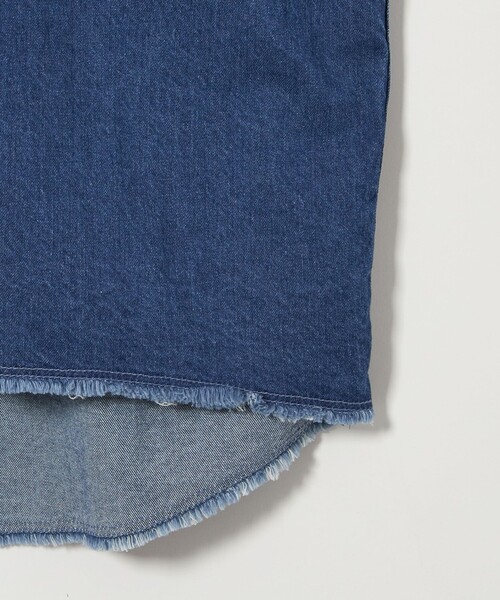 EMMEL REFINES（エメルリファインズ）の「＜EMMEL REFINES＞EM フリンジ デニム シャツ（シャツ/ブラウス・レディース・コバルトブルー・FREE）」の22枚目の写真