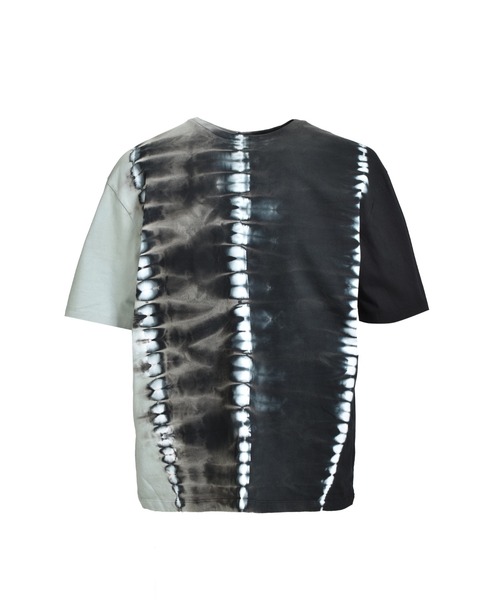 LAST NEST(ラストネスト)の「TIE-DYE T-SHIRTS V2(Tシャツ/カットソー・メンズ・ブラック×グレー・MEDIUM)」の1枚目の写真