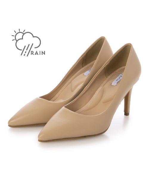 EVOL（イーボル）の「【晴雨兼用・ふかふか】8.5cmポインテッドパンプス IZ5859（レインシューズ・レディース・ベージュ/ブラック/ブラック系その他/ベージュ系その他・21.5cm/22.0cm/22.5cm/23.0cm/23.5cm/24.0cm/24.5cm/25.0cm/25.5cm）」の15枚目の写真