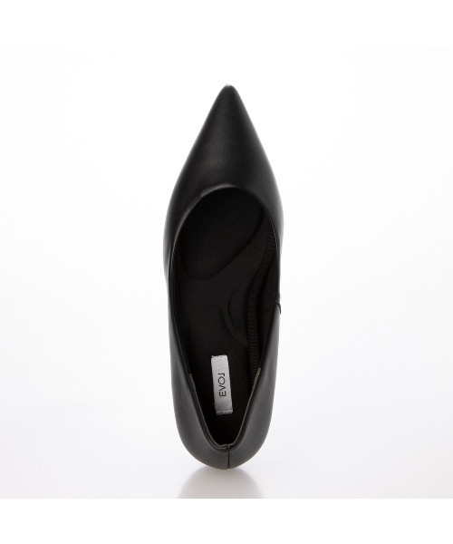 EVOL（イーボル）の「【晴雨兼用・ふかふか】8.5cmポインテッドパンプス IZ5859（レインシューズ・レディース・ベージュ/ブラック/ブラック系その他/ベージュ系その他・21.5cm/22.0cm/22.5cm/23.0cm/23.5cm/24.0cm/24.5cm/25.0cm/25.5cm）」の13枚目の写真