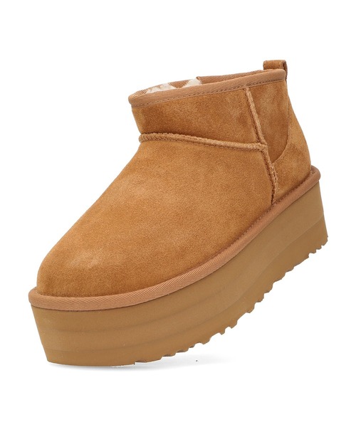 UGG（アグ）の「(UGG)W CLASSIC ULTRA MINI PLATFORM（ブーツ・レディース・ブラック/ブラウン・23.0cm/24.0cm/25.0cm）」の8枚目の写真